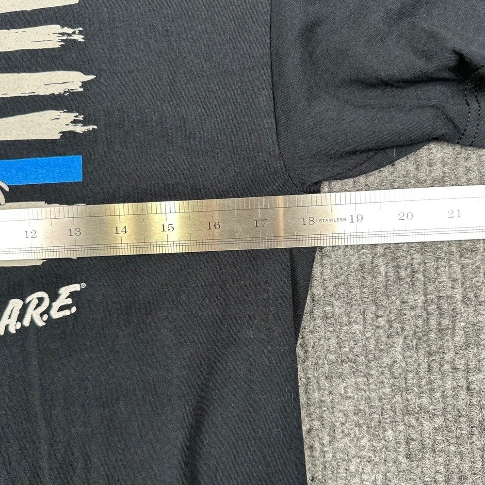 Vintage Dare Shirt Mens Medium Black D.A.R.E Daren the Lion Y2K - Picture 7 of 8